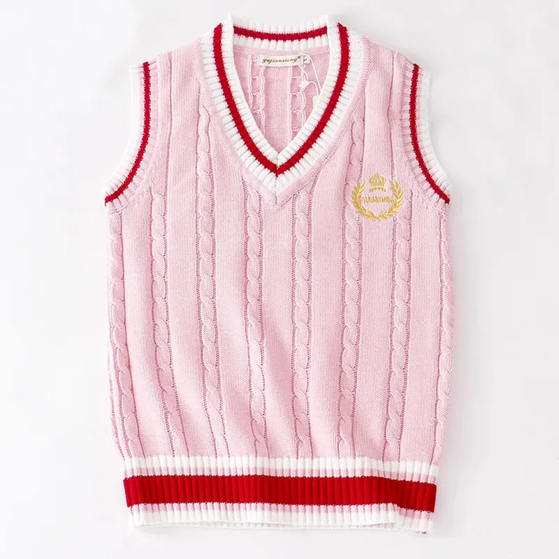 Autumn Winter Golf Vest Women V-neck Sleeveless Golf Sweaters Vests Breathable Quick Dry Slim Casual Outdoor Sports Waistcoat