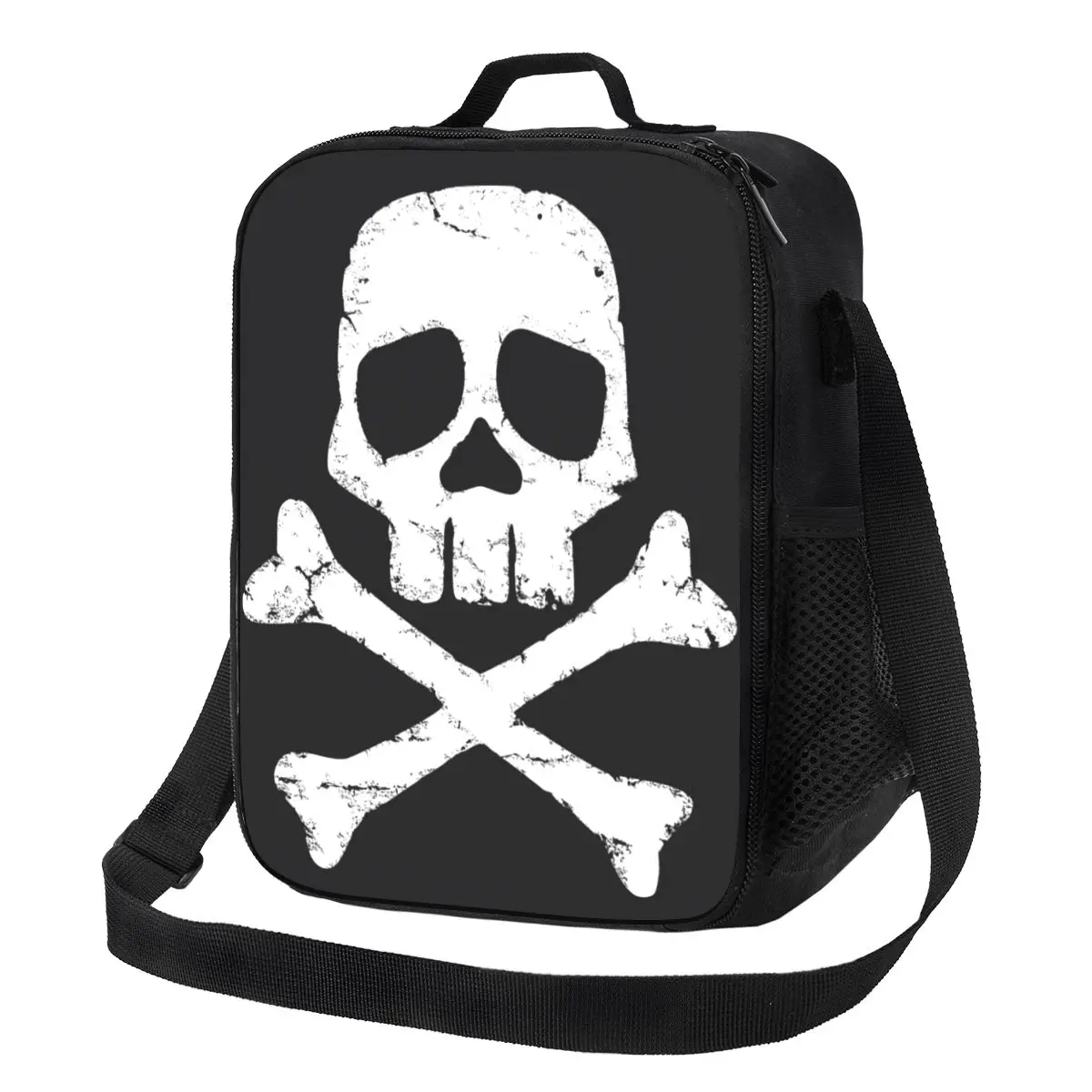 

Captain Harlock Jolly Roger Insulated Lunch Bags Anime Manga Space Pirate Cooler Thermal Food Bento Box Work School Travel