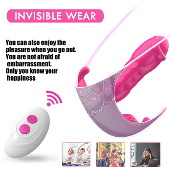 Women's Dildo Butterfly Vibrator Sex Toys for Women Wireless Remote Control Vagina Dildo Female Vibrators for Women Adult 18 Toy 4