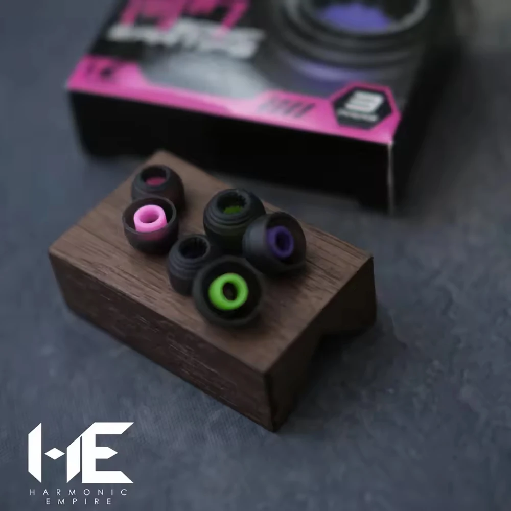 HE Sonic 이어팁 롱 리버의 노래 실리콘 하이브리드 이어팁