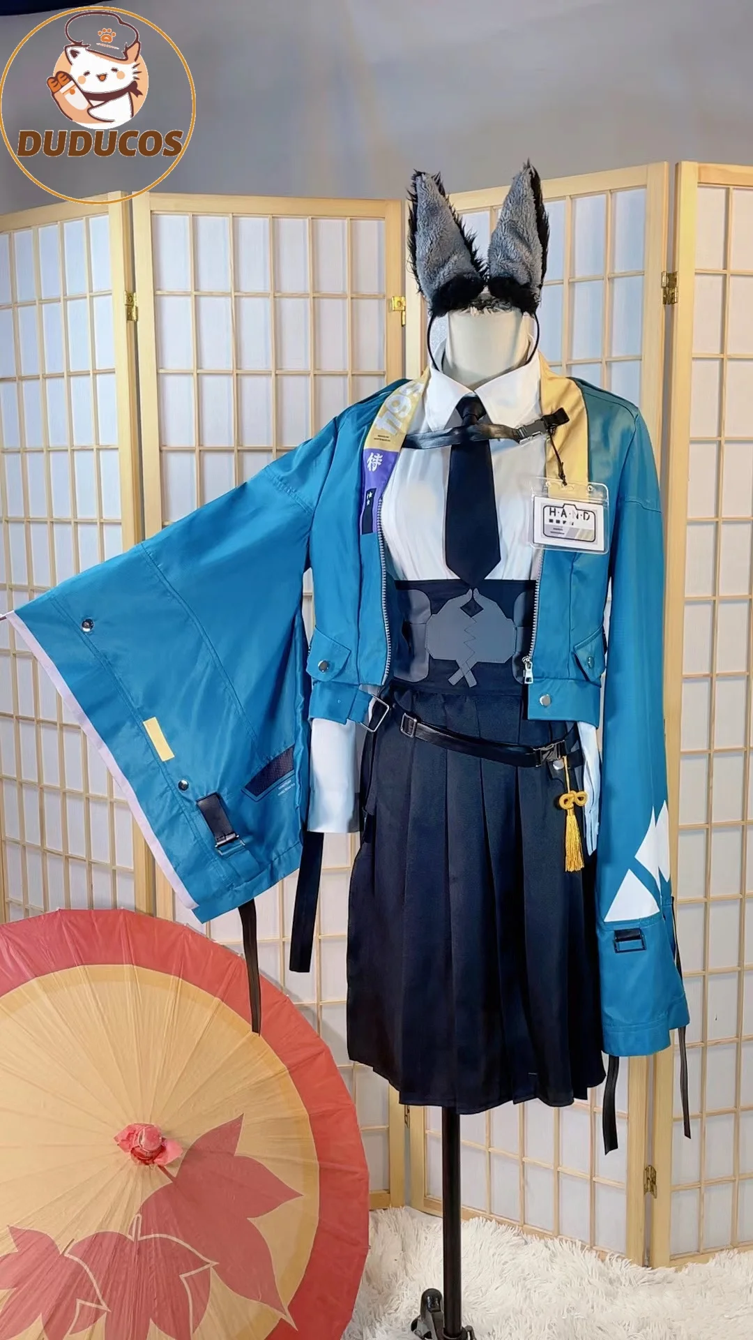 MIYABI HOSHIMI-コスプレ衣装,ゼロzzzゾーン,サムライキツネ,耳の