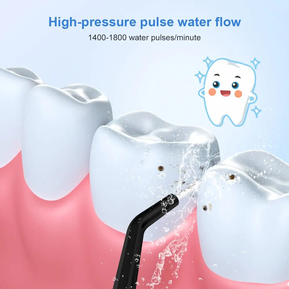 Dental Water Flosser INSMART Oral Irrigator Teeth Whitening Waterproof Portable Dental Water Jet 300ML Teeth Cleaner for dental water flosser