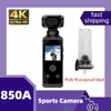 4K Mini Sports Camera HD Cam 1.3"  LCD Screen 270° Rotatable Wifi Pocket Action Camcorder with Waterproof Case Motion Cameras 1
