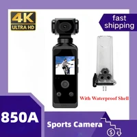 4K Mini Sports Camera HD Cam 1.3"  LCD Screen 270° Rotatable Wifi Pocket Action Camcorder with Waterproof Case Motion Cameras 1