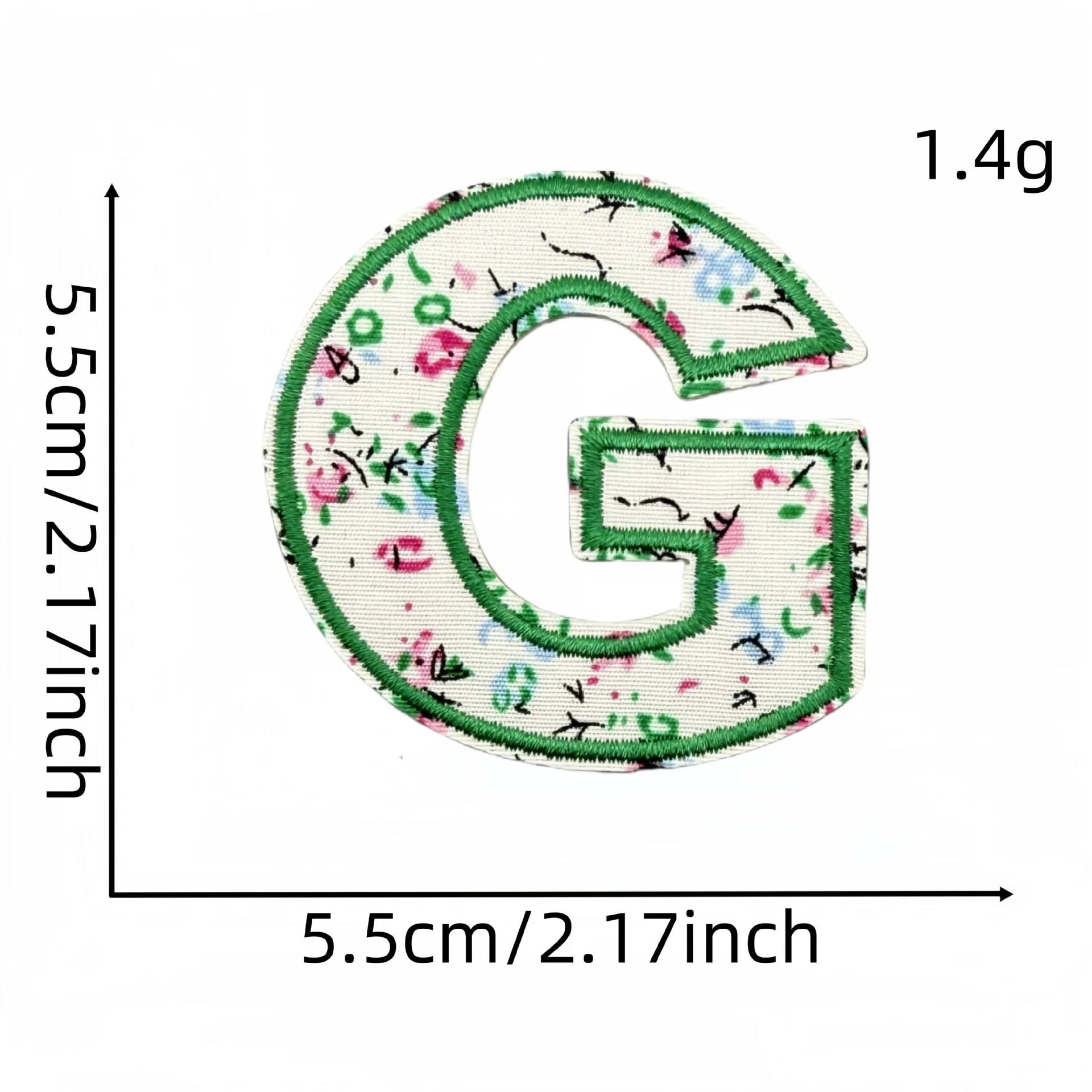 1PC A-Z Alphabet Blume Brief Eisen auf Patches Stickerei Brief Patches für Hüte Tasche Shirts Schuhe DIY Liefert – Detail 16