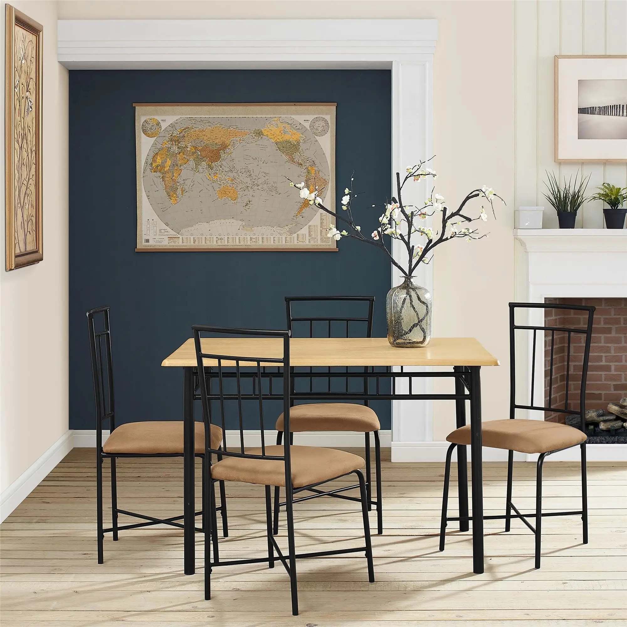 Mainstays 5 piece table and chairs deals