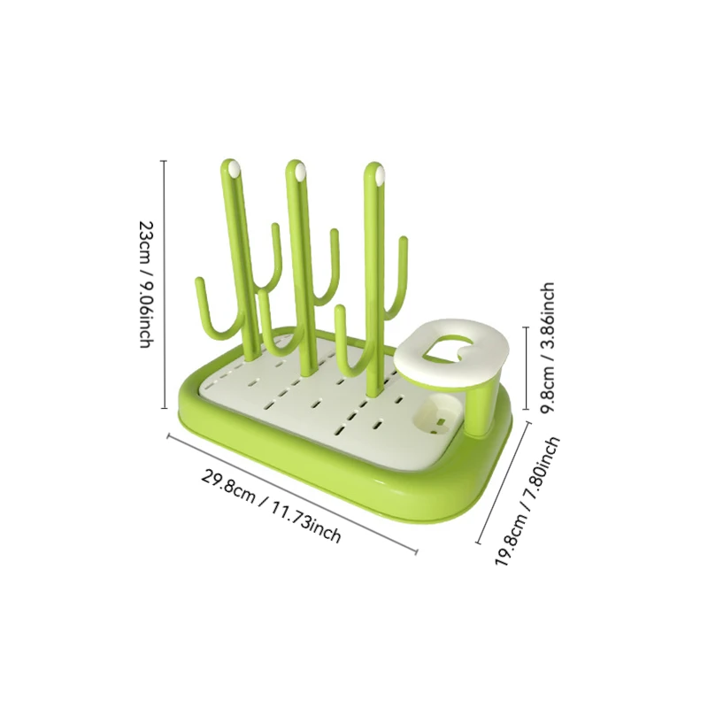 Bottle Drying Rack, Drain Bottle Rack, Drying Brush, Pacifier Brush Holder