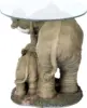 Glass-Topped Coffee and Cocktail Table, 18" High, Full Color Finish Creative Elephant Living Room Tables 4