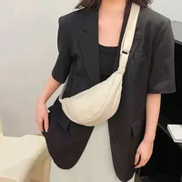 Nylon Hobos Chest Shoulder Dumpling Bag Large Capacity Travel Crossbody Half Moon Belt Messenger for Women Bags Wholesale - Image 4