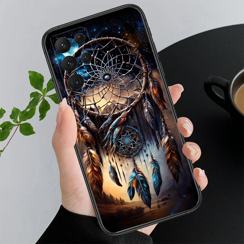 thumbnail image 1 of Funda de teléfono con atrapasueños para Samsung S24 S23 S22 S21 S20 Ultra S20 S22 S21 S10E S20 FE S24 Plus, 1 of 4