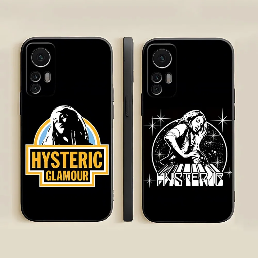 Hysteric Glamour Girl Dumb Phone Case For Xiaomi 13 12 11T Lite Ultra Redmi Note 13 12 10 Pro Poco F4 F5 X5 Pro Back Cover