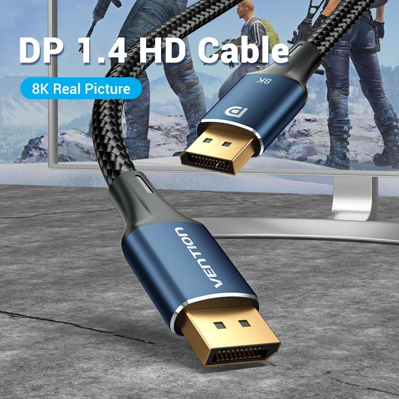 Cables DisplayPort 1.4 HDR para monitores gaming - Top Ventas Recomendado
