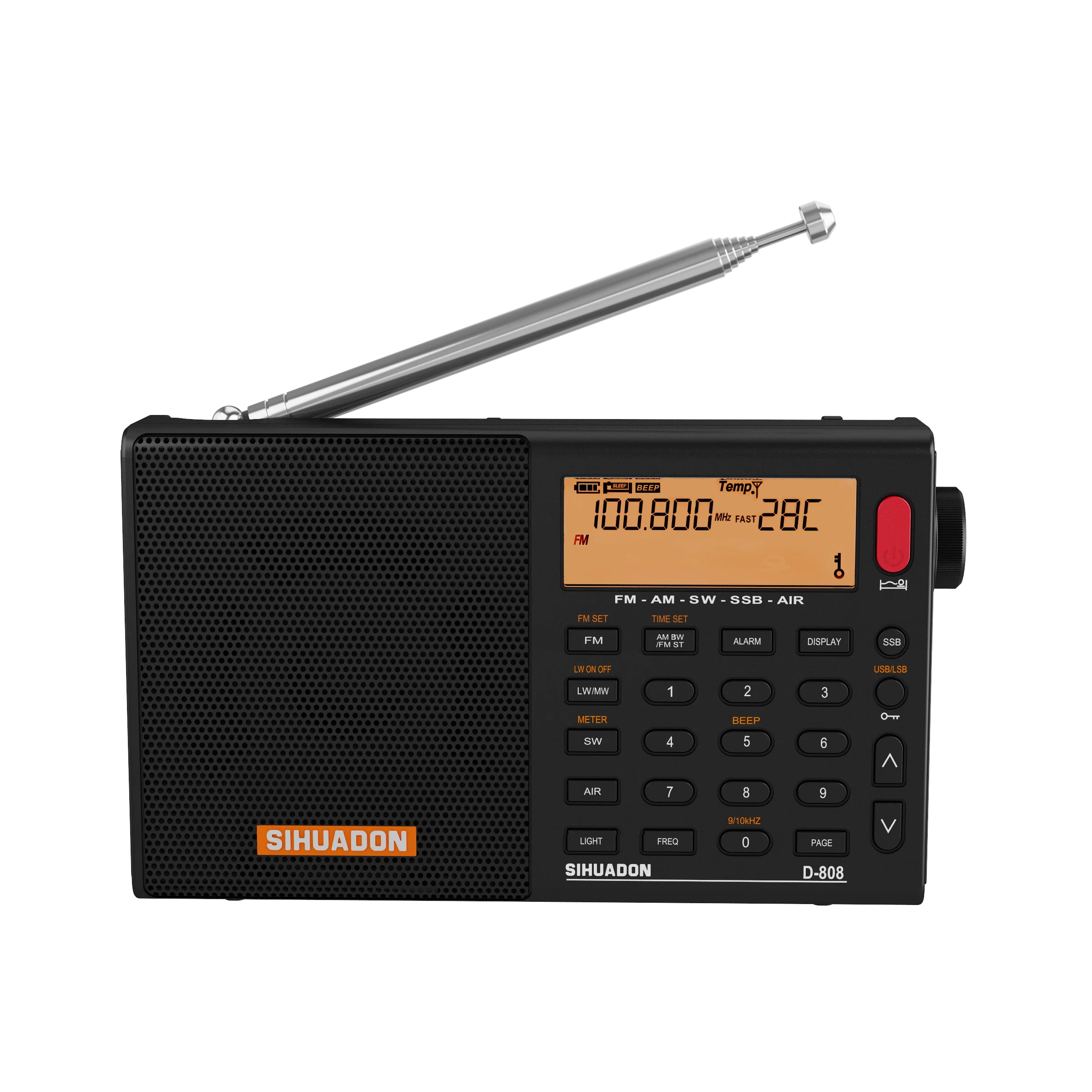 SIHUADON XHDATA D808 2023 Upgraded Version Portable FM Radio