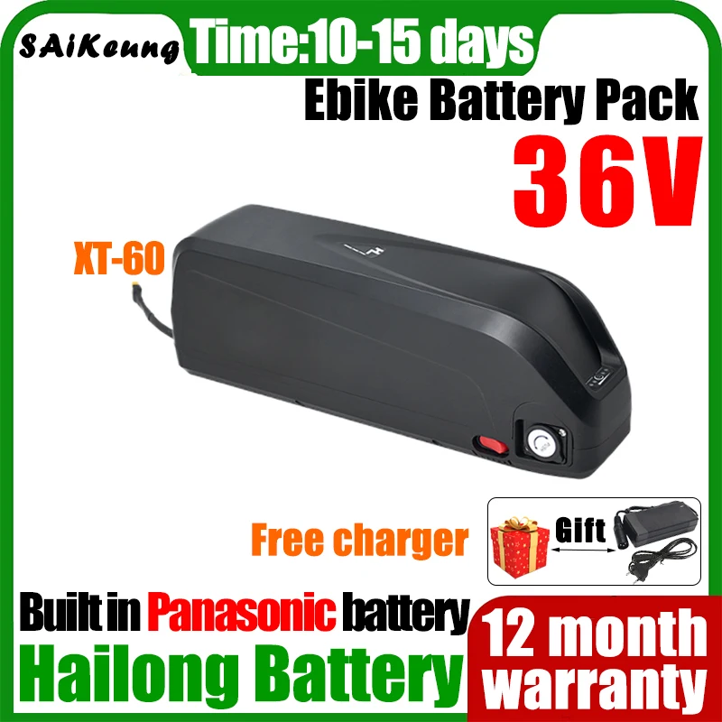 

E Bike Hailong Bafang Batterij 36V 1000W Elektrische Fiets Batterij Akku Accu 36V 16ah 23ah 30ah 40ah 50ah Lithium Batterij