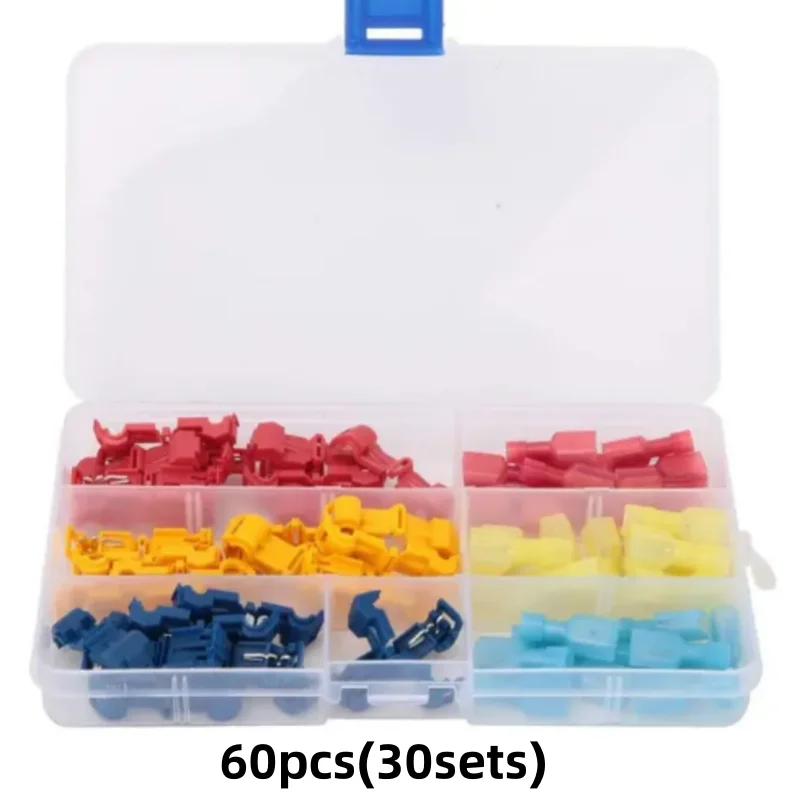 Description Picture 4 of itemT-Tap Connector Quick Electrical Cable Connector Snap Splice Lock Wire Terminal Crimp Wire Terminal