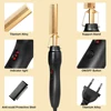 Copper Hot Comb Straightener for Wigs Afro Hair Heating Comb Straightening Brush Electric Pressing Comb Curler Hair Straightener 6