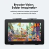 XPPen 4K Artist Pro 24 (Gen 2)  Graphics Tablet Monitor 23.8 Inch X-Color Master 16K Pressure Levels Calman Verifed Display 3