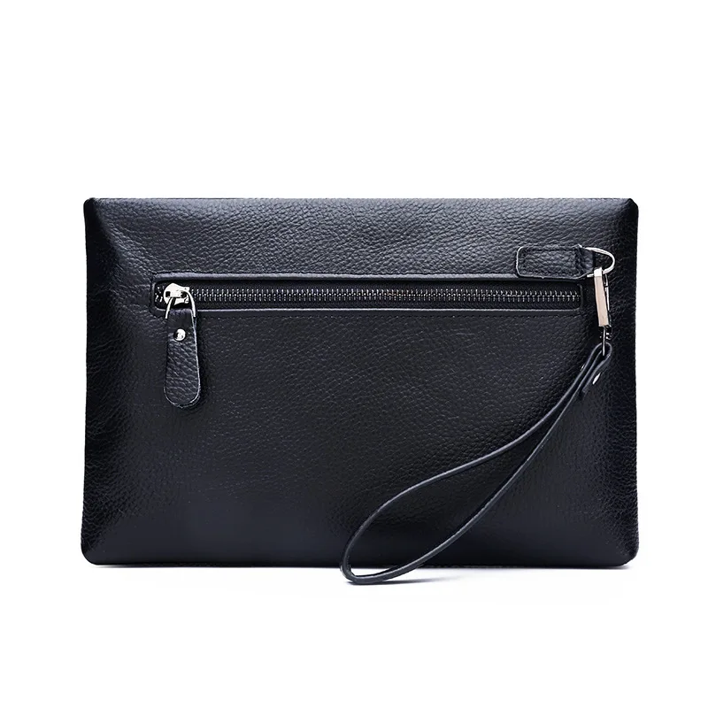 Men's hand bag Alligator Pattern large capacity casual hand-held bag with leather cover layer, letter package, file grab sac