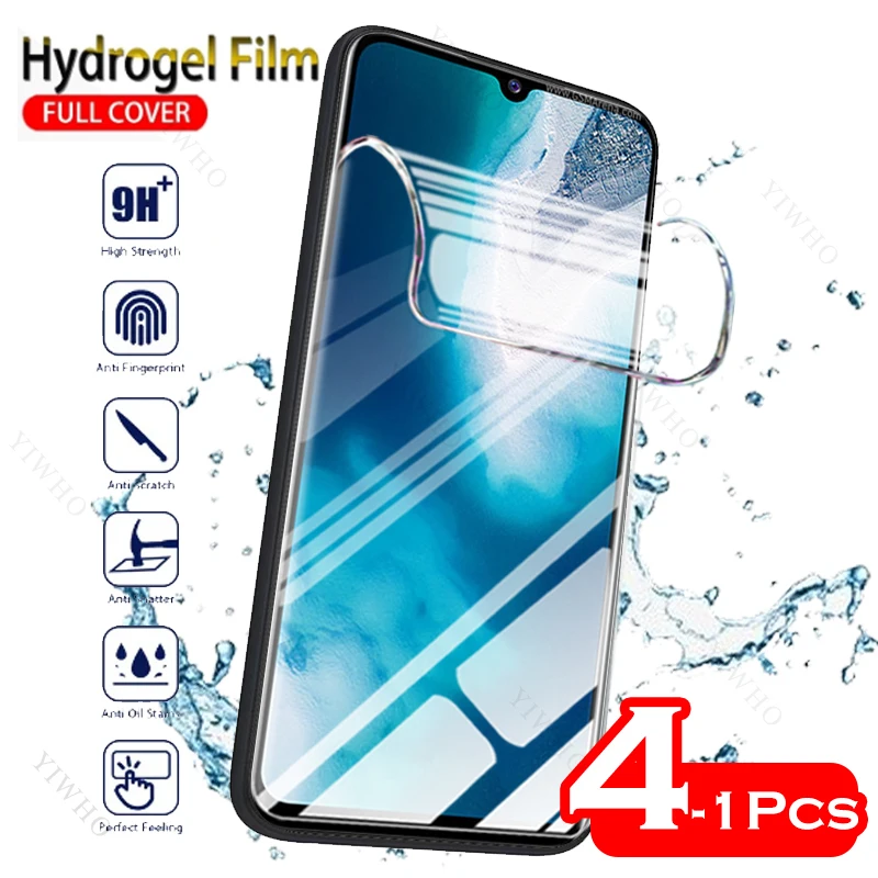 

4-1psc Front Safety Hydrogel Film for Vivo V20 SE V 20 V2022 Protective Screen Protectors Transparent Film Not Tempered Glass