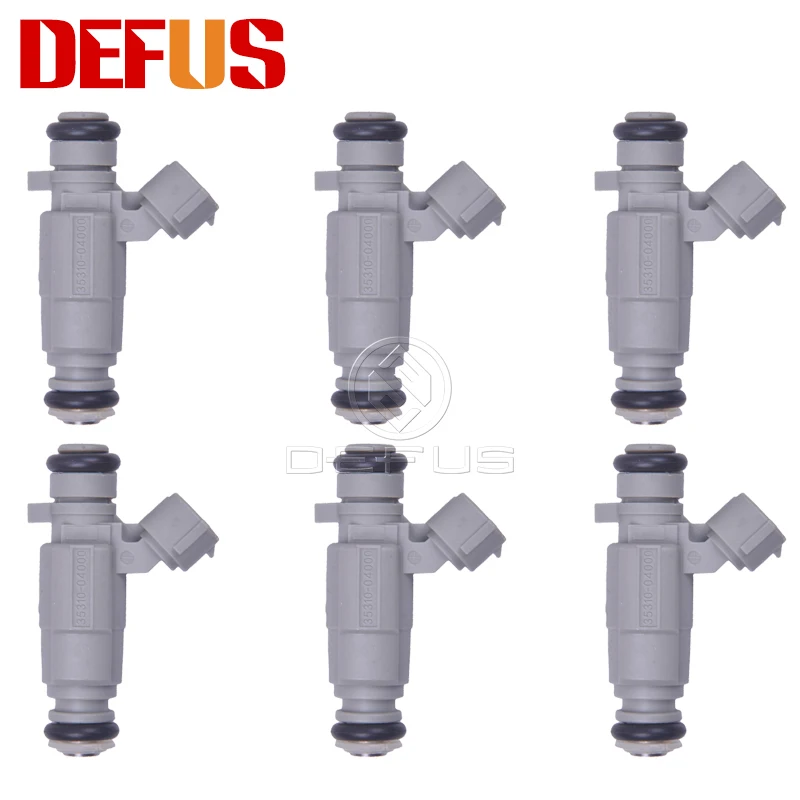 6x 35310-04000 топливный инжектор для Hyundai i10 2016 Kia Picanto Mk2 1.0L 05-09 3531004000 35310 04000 S0201b050 сопло