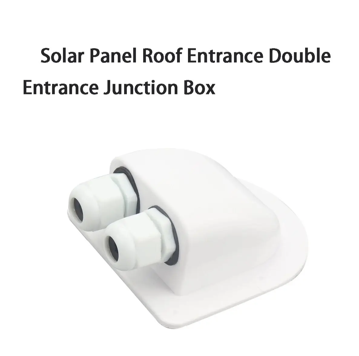 Solar Panel Roof Inlet Double Inlet Junction Box Cable RV White Double Hole RV Special Auto Parts 4 pv inputs solar combiner junction box for panel system