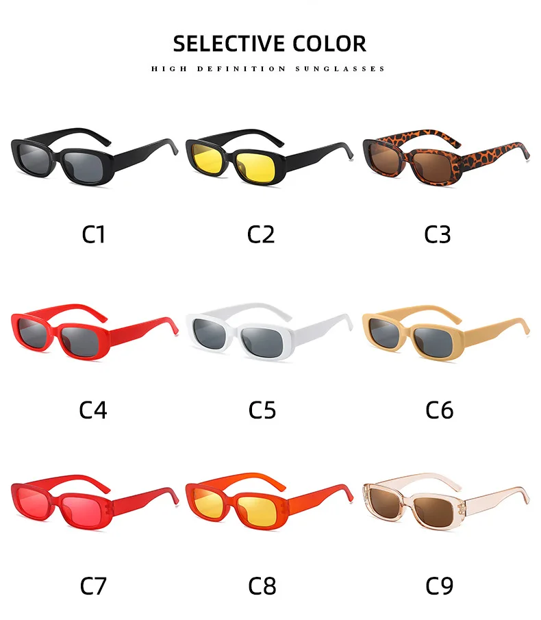 Steampunk Rectangle Sunglasses For Men And Women Uv400 Protection_voghion.com