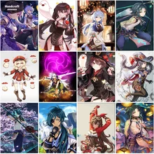 

Anime Hd Poster Movie 5D Diy Cute Girl Diamond Painting Embroidery Full Round&Square Diamond Mosaic Cross Stitch Room Decoration