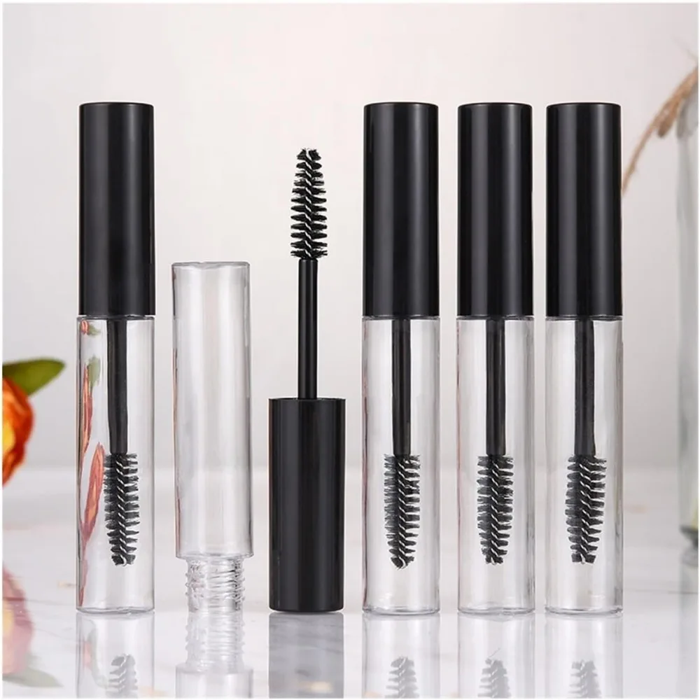 5 Tubetti Vuoti Per Mascara - 10 Ml, Con Applicatore, Per Olio Di Ricino O Siero Ciglia, Design Antiperdita - Foto 6