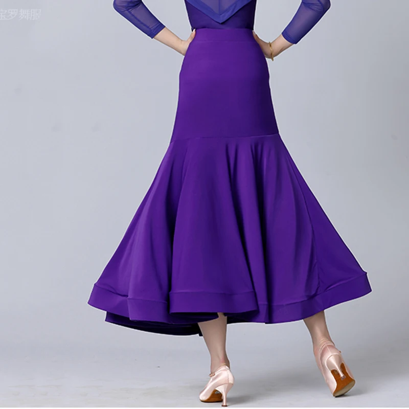 Ballroom Dance Skirts Women Party Modern Dancing Tango Performance Costume National Standard Waltz Clothes