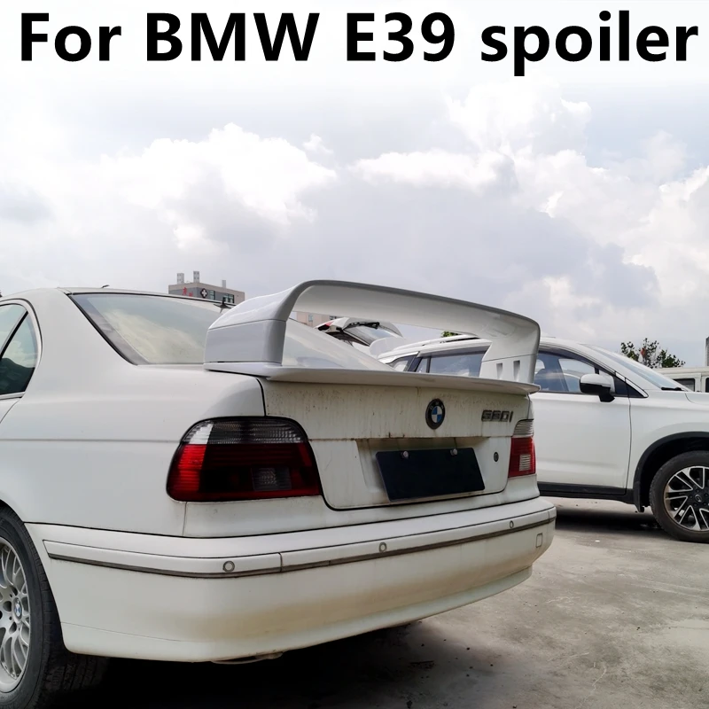 

Для 1997-2003 BMW 5 серии E39 Задняя Крышка багажника автомобильный спойлер Крылья M5 GT стиль черный углеродный внешний тюнинг аксессуары