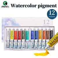 Marie's 12 Colors Watercolor Set,9ml/0.3oz Tubes,High Quality Water Color for Watercolor Painting,Illustration for Artists 1