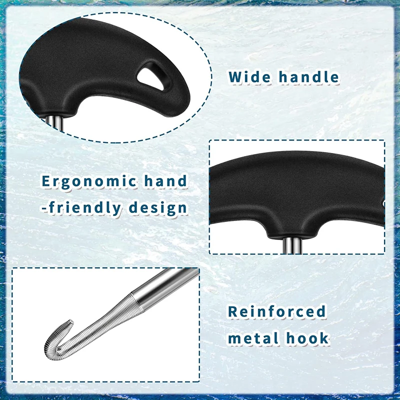 Shoe Lace Tightner Stainless Steel Plastic Hockey Skate Tightener Portable Pullers For Ice-Skates Figure-Skates