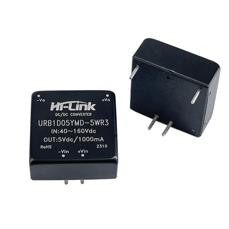 Original Hi-Link 5W 1V 1A URB1D05YMD-5WR3 URB1D12YMD-5WR3 40~160Vdc DC Output Step-Down Power Converter Module