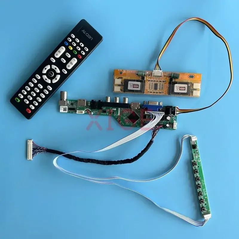 

Плата драйвера контроллера подходит для QD17EL07 SVA170SX01TB IR + USB + AV + HDMI + Φ 1280*1024 комплект для самостоятельной сборки аналогового ТВ LVDS 30-контактный 4CCFL