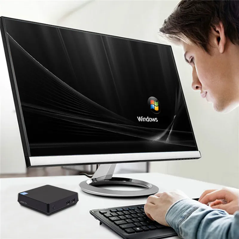 Мини-ПК T11 2 ГБ/32 ГБ Win10 OS Z8350 чип ТВ-бокс с портом VGA win 10 ...