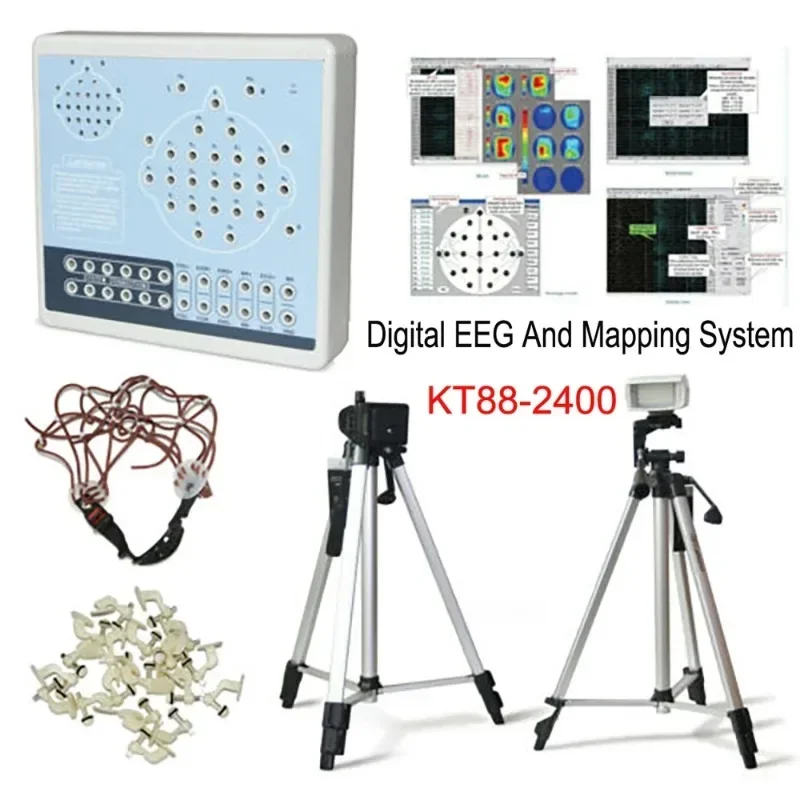 CONTEC 24 Channel EEG Digital Brain Electric Activity Mapping PC Software KT88-2400
