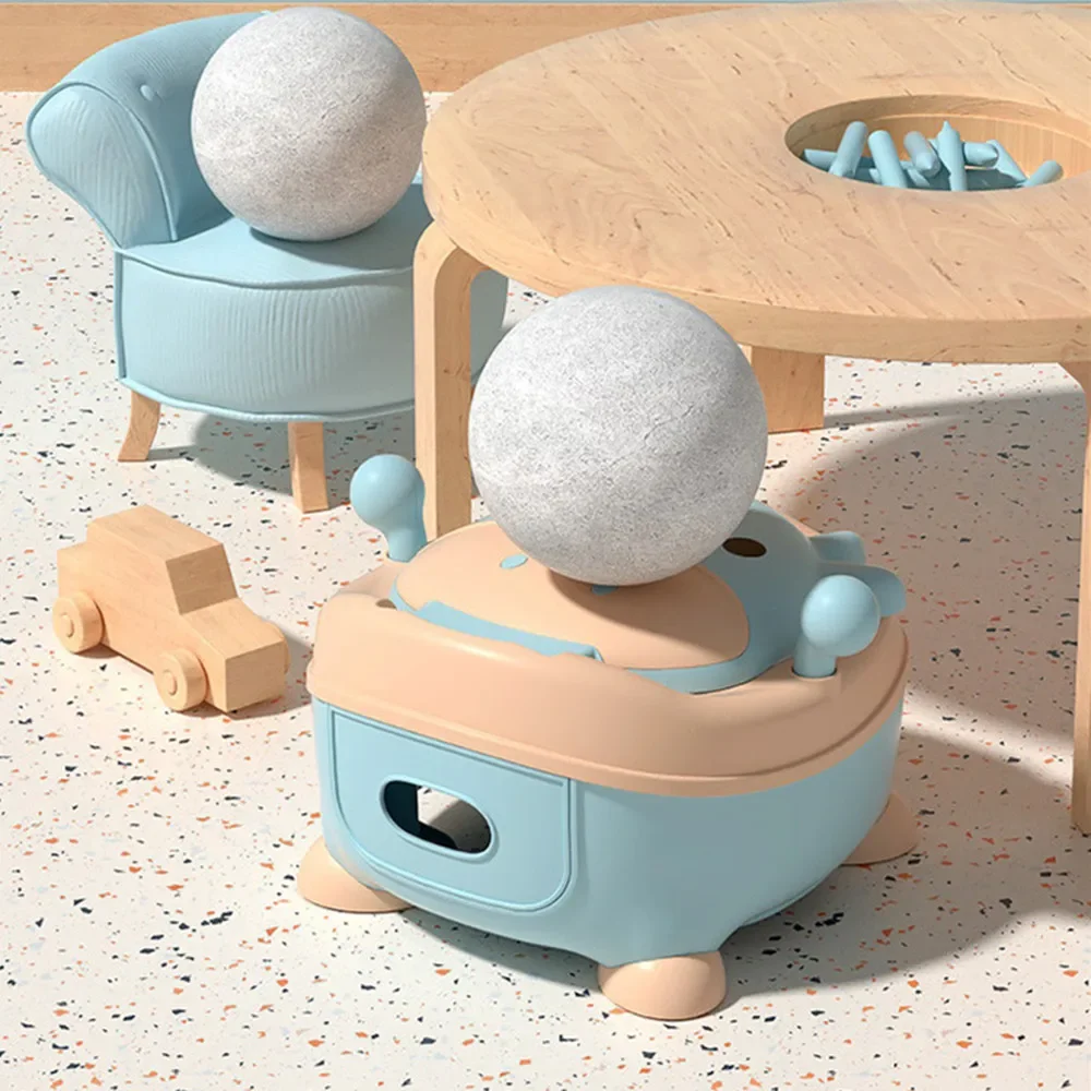 Children's Pot 1-6 Years Old Upgraded Cute Duck Baby Toilet Seat Baby Potty Portable Stool Boys & Girls Safe Trainer Seat WC 5