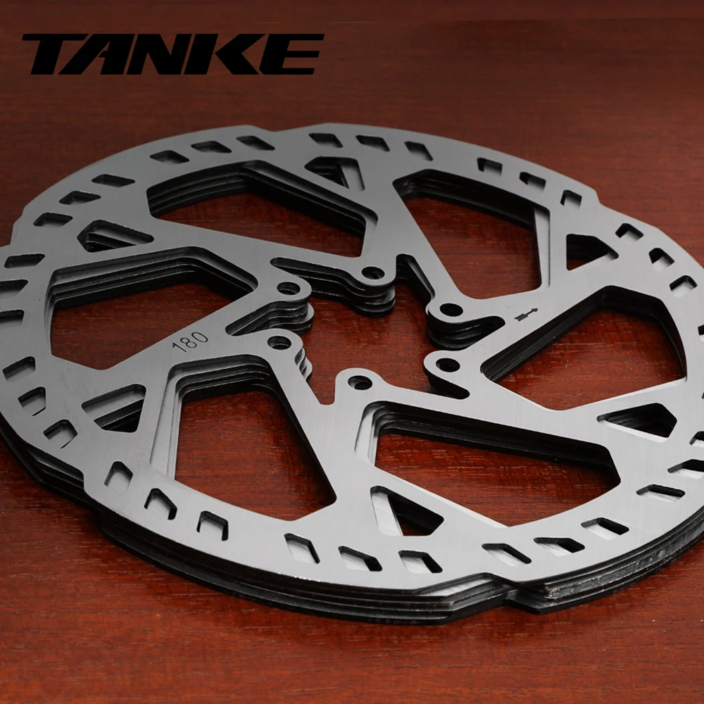 TANKE MTB Fahrrad-Scheibenbremsscheibe aus Edelstahl 160mm 180mm 203mm 6-Loch-Nabenmontage Fahrradteile 1,8mm Verstärkte Fahrrad-Scheibenbremse – Detail 1