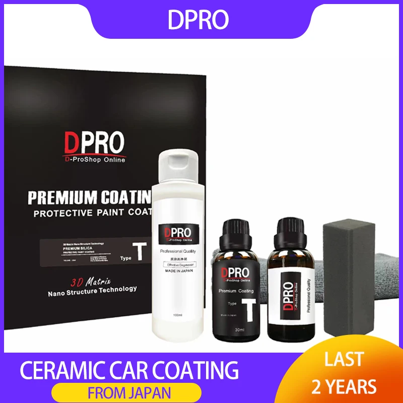 Dpro 9H Graphene Coating Ceramic Car Coating T Set Nano Coats Liquid