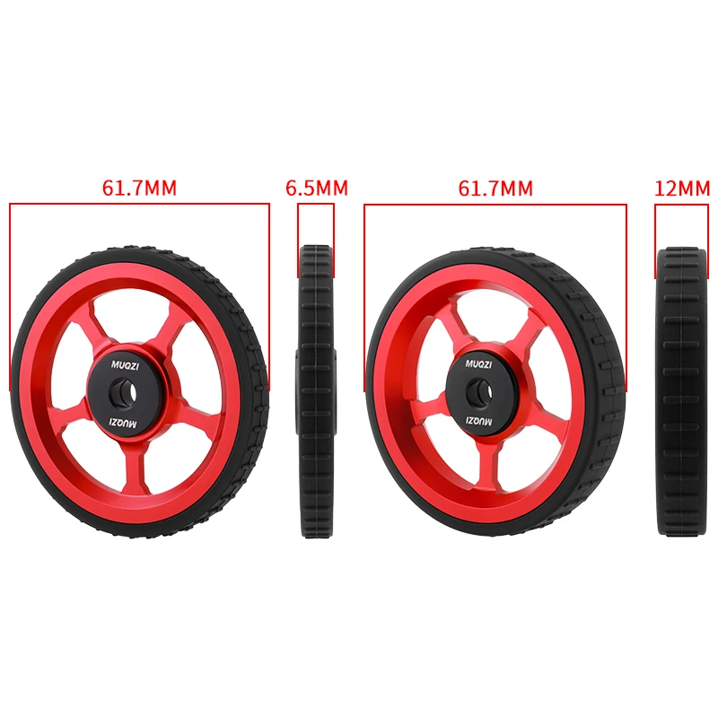 Bicycle Auxiliary Wheels Folding Bike Roller Wheels Compatible Brompton DAHON