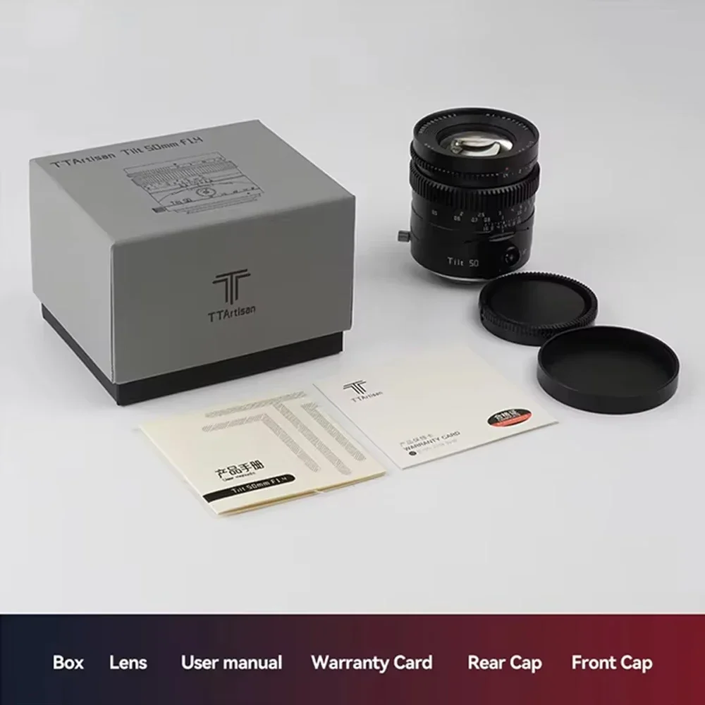 TTartisan 50mm F1.4 チルトレンズ フルフレーム MF チルト