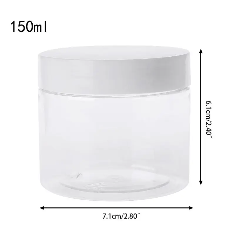 150ml Container Foam Storage Box Slime Mud Light Clay Organizer Jar