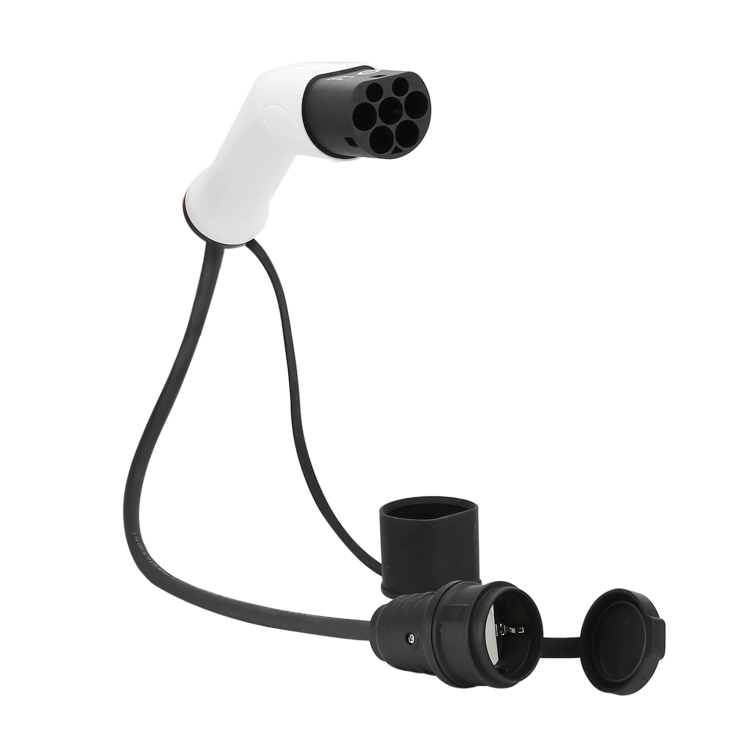 

Electrical car 16A Type 2 16A electrical car connector with Cable EVSE adapter Portable EV Plug Type 2 Plug to schuko socket