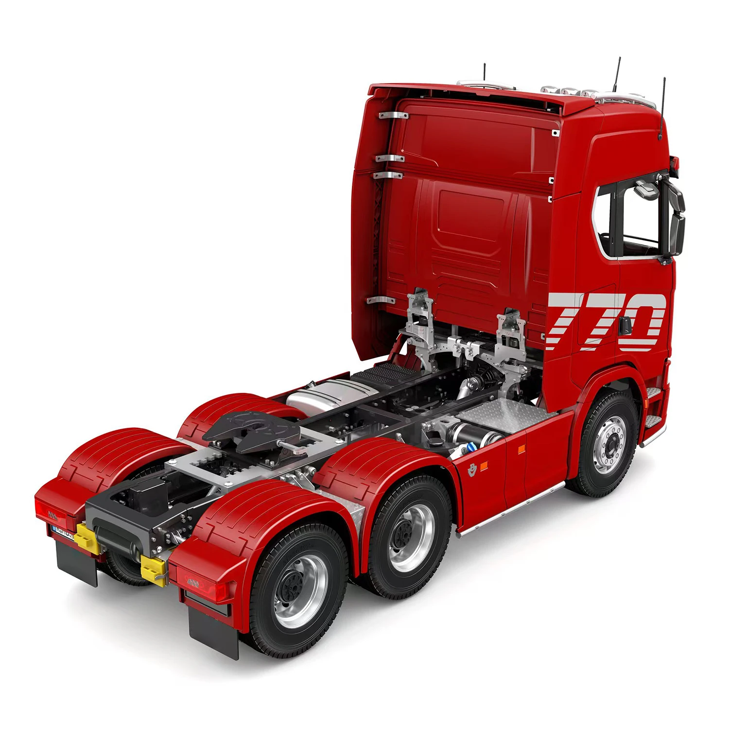 Pre-Sale KABOLITE 770S-100 RC Truck 1/14 6X6 RC Tractor Truck 5802 RTR Lorry Battery Radio Remote Control Car Trailer Toys Model 4