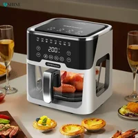 Air fryer, new small multi-functional household large-capacity visual integrated automatic electric oven, for French fries. 1