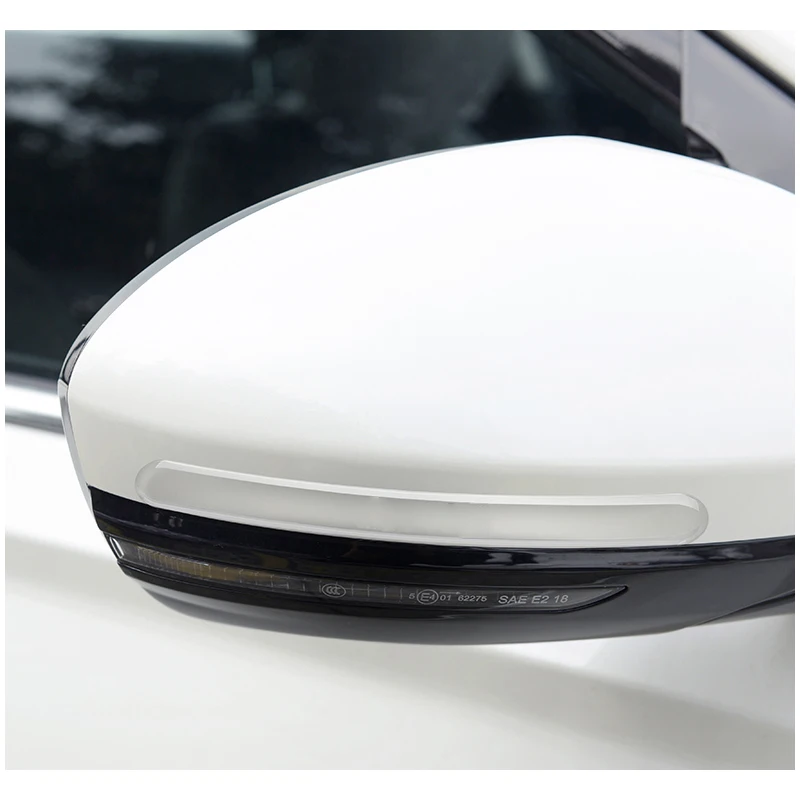 Car Door Edge Transparent Anti Scratch Protection Strips Bumper Scuff Plate Bar Rearview Mirror Anti-collision Protector Sticker car door edge guards