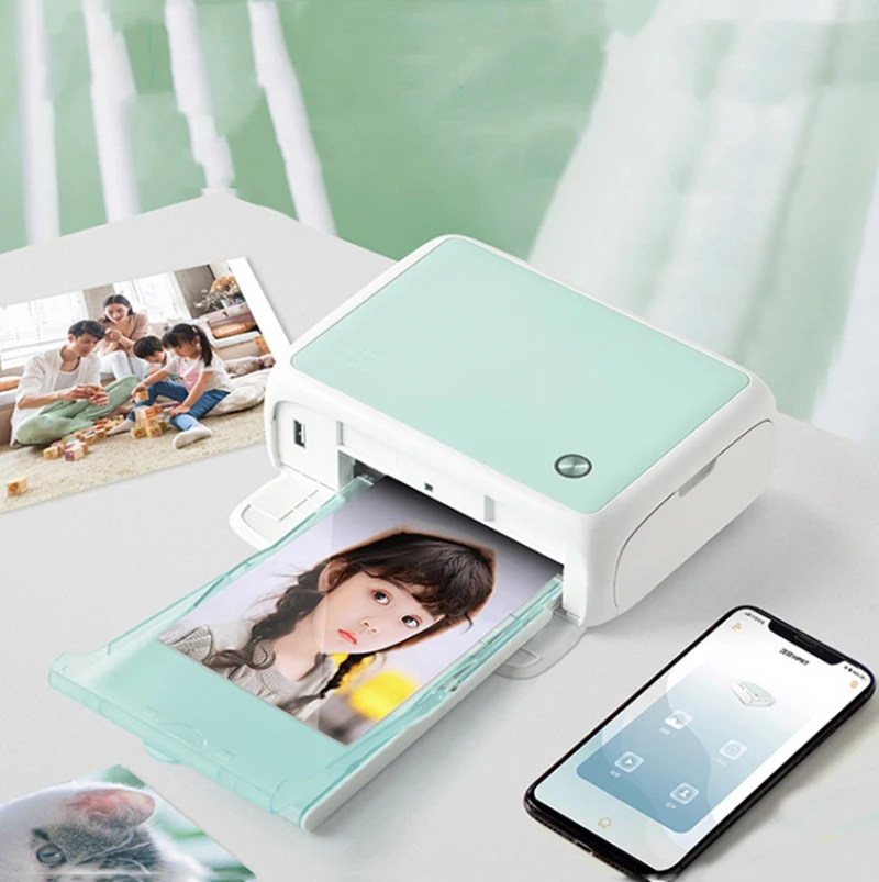 Imprimante photo portable HPRT MT53 HD Imprimante photo instantanée mobile  sans fil Machine d'impression de poche Lavage photo Impression sans encre 