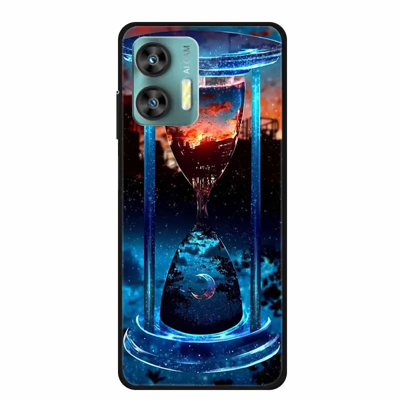 Black Cool Cat Silicone Soft TPU Shockproof Phone Case