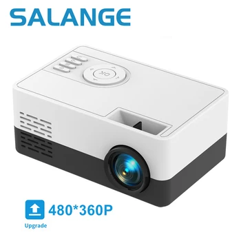 Salange J15 Pro Led Mini Projector for Home Theater 480x360 Pixels 1080P Supported  HDMI-Compatible USB Audio Video Mini Beamer 1