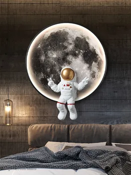 Astronaut Moon LED Wall Lamp 1